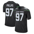 Cooneas NY.Jets #97 Harrison Phillips Player Stealth Black Home Game Stitched Jerseys