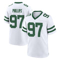 Cooneas NY.Jets #97 Harrison Phillips Player White Legacy Home Game Stitched Jerseys