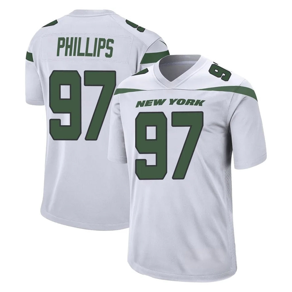 Cooneas NY.Jets #97 Harrison Phillips Player White Spotlight Home Game Stitched Jerseys