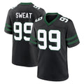Cooneas NY.Jets #99 T'Vondre Sweat Player Black Legacy Home Game Stitched Jerseys