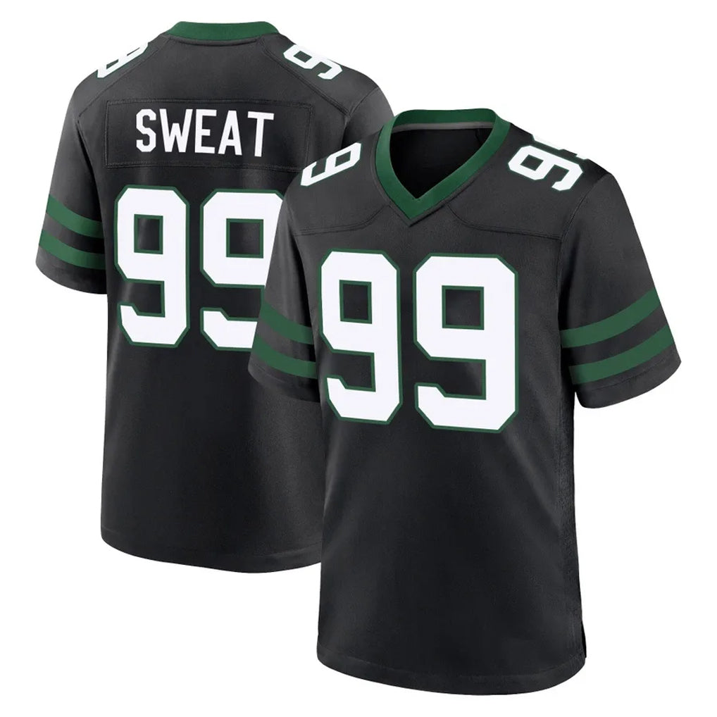 Cooneas NY.Jets #99 T'Vondre Sweat Player Black Legacy Home Game Stitched Jerseys