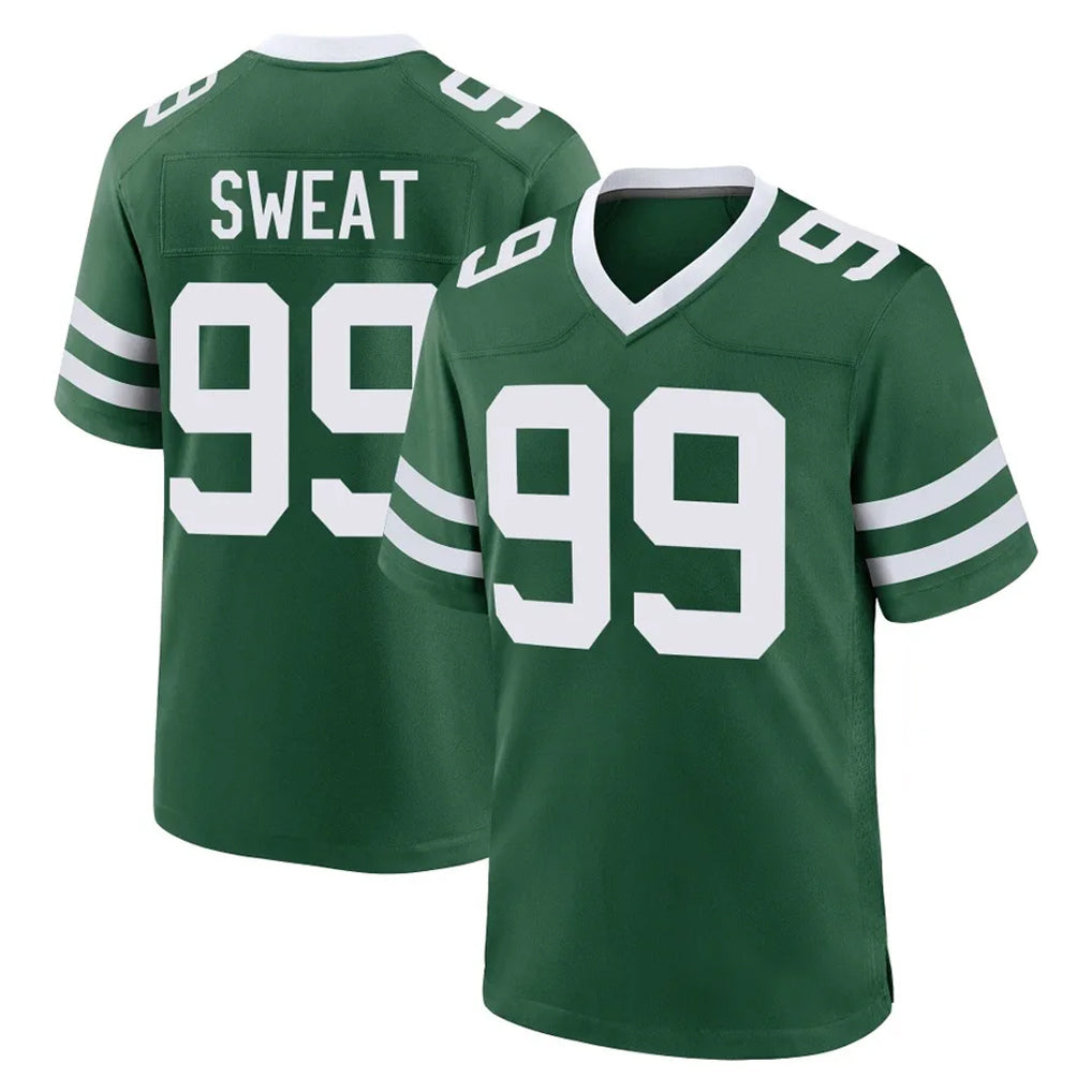 Cooneas NY.Jets #99 T'Vondre Sweat Player Green Legacy Home Game Stitched Jerseys