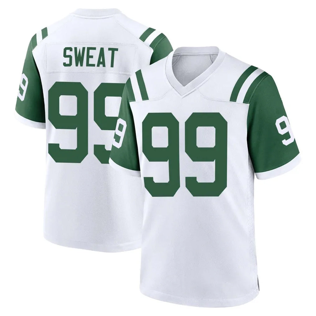 Cooneas NY.Jets #99 T'Vondre Sweat Player White Classic Home Game Stitched Jerseys