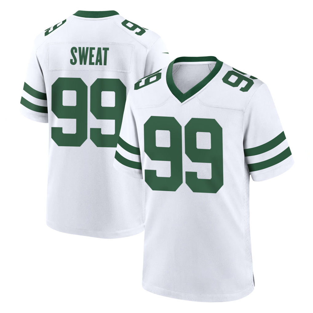 Cooneas NY.Jets #99 T'Vondre Sweat Player White Legacy Home Game Stitched Jerseys