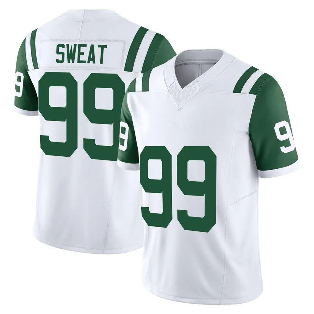 Cooneas NY.Jets #99 T'Vondre Sweat Player White Limited Classic Vapor F.U.S.E. Home Game Stitched Jerseys