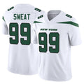 Cooneas NY.Jets #99 T'Vondre Sweat Player White Limited Vapor F.U.S.E. Home Game Stitched Jerseys