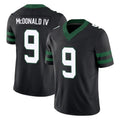 Cooneas NY.Jets #9 Will McDonald IV Player Black Limited Legacy Vapor F.U.S.E. Home Game Stitched Jerseys