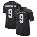 Cooneas NY.Jets #9 Will McDonald IV Player Stealth Black Home Game Stitched Jerseys