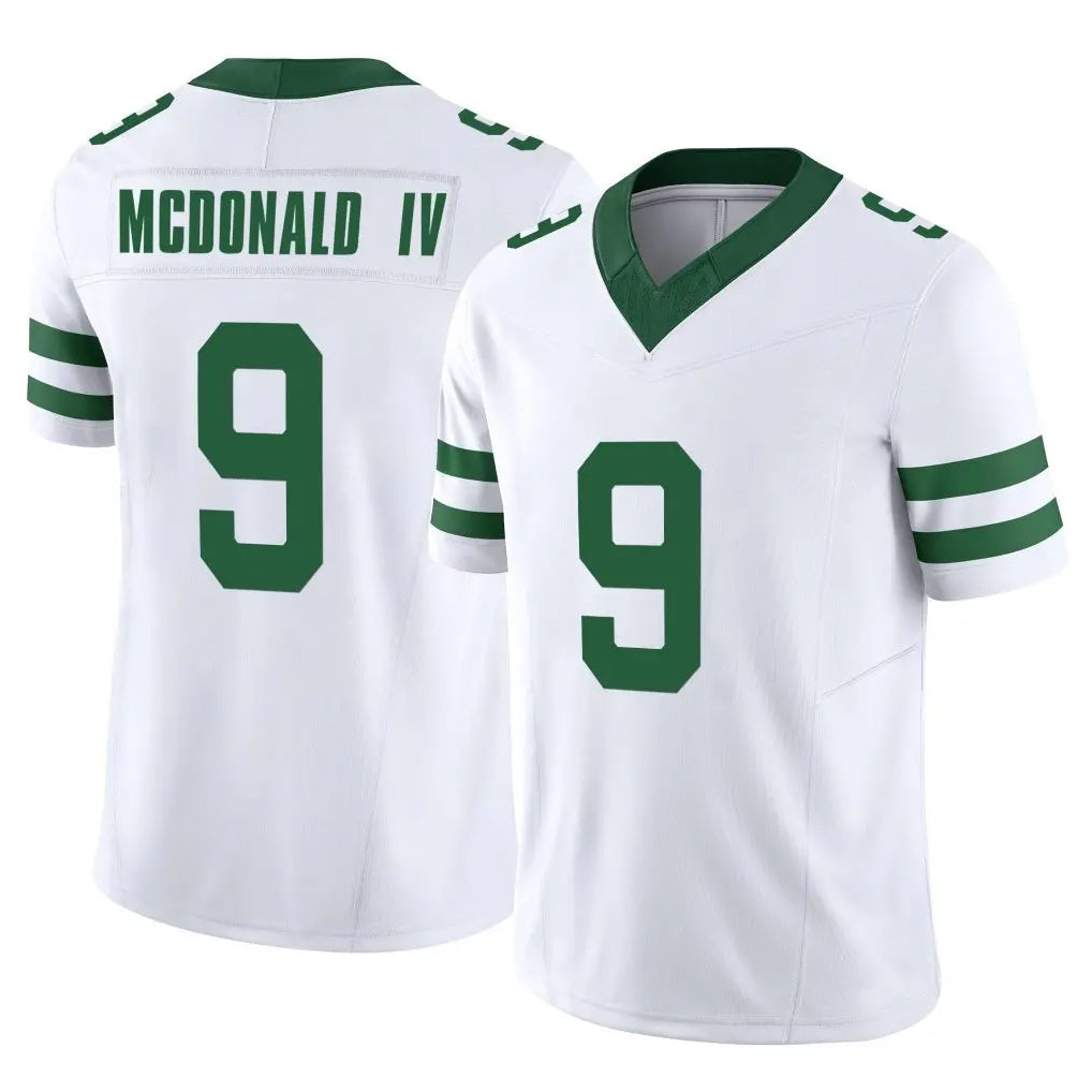 Cooneas NY.Jets #9 Will McDonald IV Player White Legacy Limited Vapor F.U.S.E. Home Game Stitched Jerseys