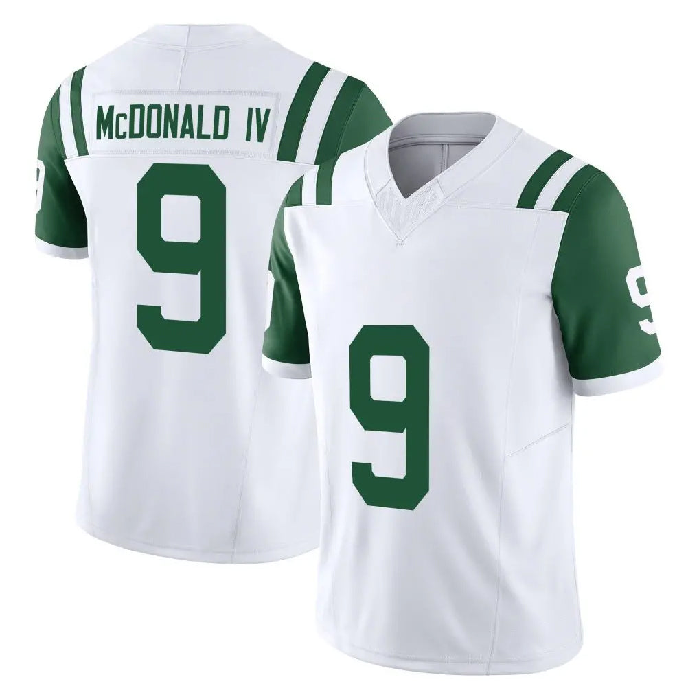 Cooneas NY.Jets #9 Will McDonald IV Player White Limited Classic Vapor F.U.S.E. Home Game Stitched Jerseys