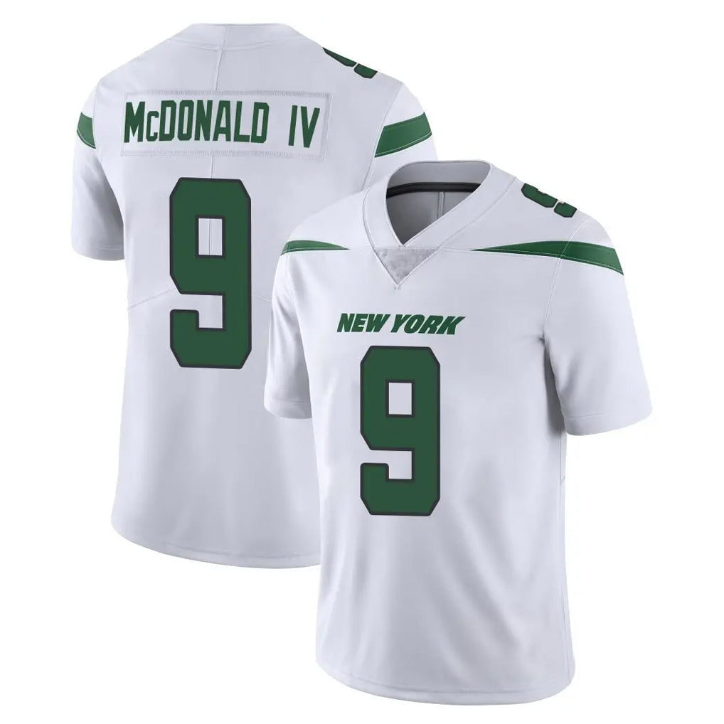 Cooneas NY.Jets #9 Will McDonald IV Player White Spotlight Limited Vapor Home Game Stitched Jerseys