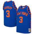 Cooneas NY.Knicks #3 Stephon Marbury Mitchell & Ness Blue 200506 Hardwood Classics Swingman Jerseys