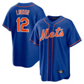 Cooneas NY.Mets #12 Francisco Lindor Player Royal Home Game Stitched Jerseys