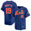 Cooneas NY.Mets #19 Bo Bichette Player Royal Home Limited Stitched Jerseys