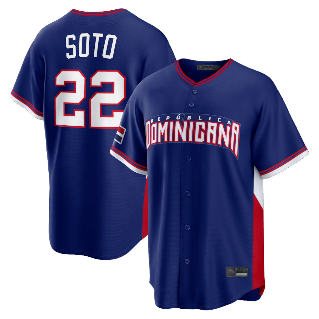 Cooneas NY.Mets #22 Juan Soto Player Royal 2026 World Classic Home Limited Stitched Jerseys