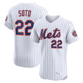 Cooneas NY.Mets #22 Juan Soto Player White Home Limited Elite Stitched Jerseys