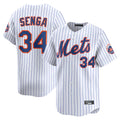 Cooneas NY.Mets #34 Kodai Senga Player White Home Limited Stitched Jerseys