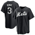 Cooneas NY.Mets #3 Carson Benge Player Black Home Game Stitched Jerseys