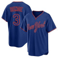 Cooneas NY.Mets #3 Carson Benge Player Royal T-shirt Home Game Stitched Jerseys