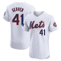 Cooneas NY.Mets #41 Tom Seaver Player White Home Limited Elite Stitched Jerseys