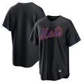 Cooneas NY.Mets Blank Player Black Alternate Home Game Stitched Jerseys