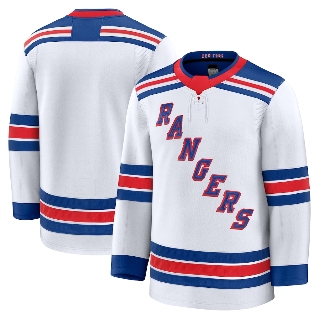 Cooneas NY.Rangers White Away Premium Jerseys