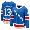 Cooneas NY.Rangers #13 Alexis Lafreniere Blue Centennial Breakaway Jerseys