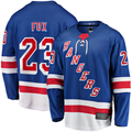 Cooneas NY.Rangers #23 Adam Fox Blue Home Breakaway Replica Jerseys