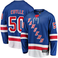 Cooneas NY.Rangers #50 Will Cuylle Blue Home Premier Breakaway Player Jerseys