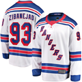 Cooneas NY.Rangers #93 Mika Zibanejad White Away Premier Breakaway Player Jerseys