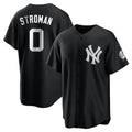 Cooneas NY.Yankees #0 Marcus Stroman Player Black Game Stitched Jerseys