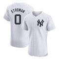 Cooneas NY.Yankees #0 Marcus Stroman Player White Limited Elite Home Stitched Jerseys