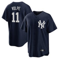 Cooneas NY.Yankees #11 Anthony Volpe Player Navy Game Stitched Jerseys