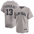 Cooneas NY.Yankees #13 Jazz Chisholm Jr Player Gray Limited Home Stitched Jerseys