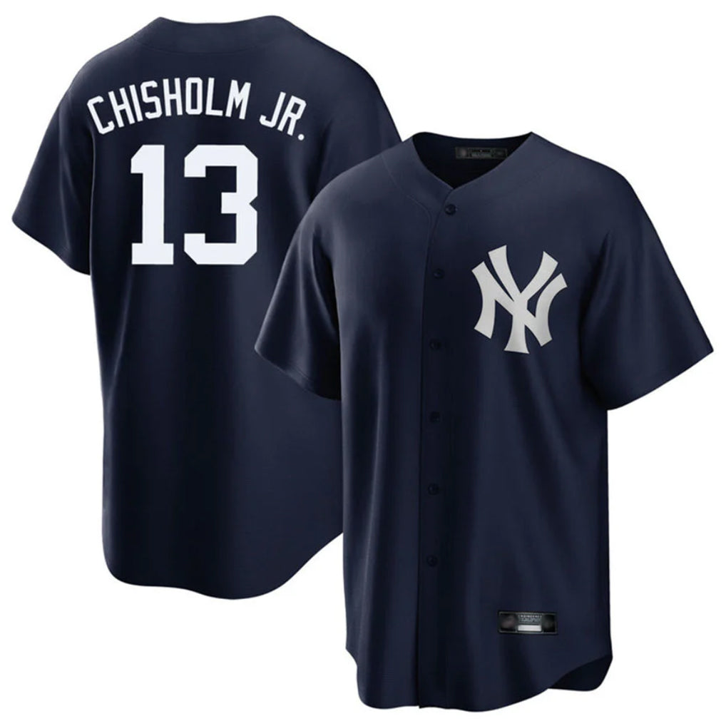 Cooneas NY.Yankees #13 Jazz Chisholm Jr Player Navy Game Stitched Jerseys