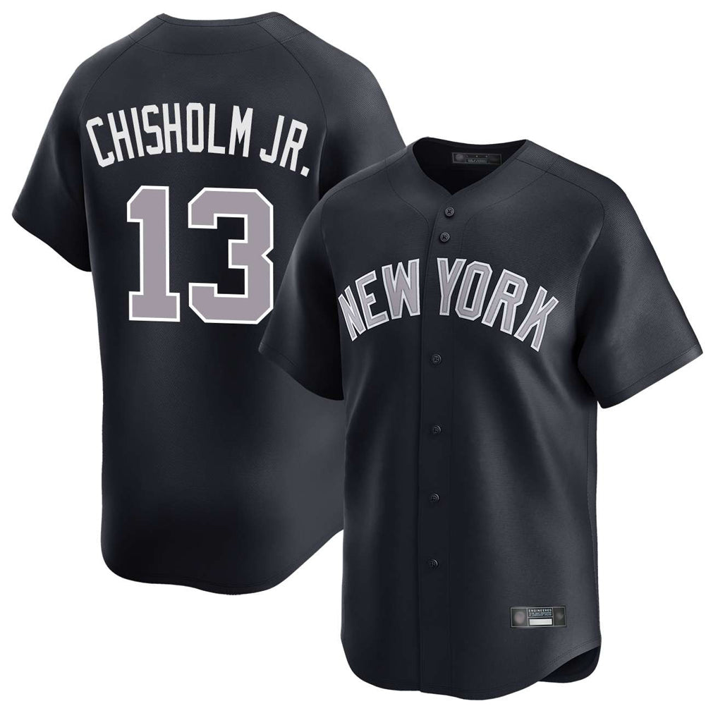 Cooneas NY.Yankees #13 Jazz Chisholm Jr Player Navy Limited Home Stitched Jerseys