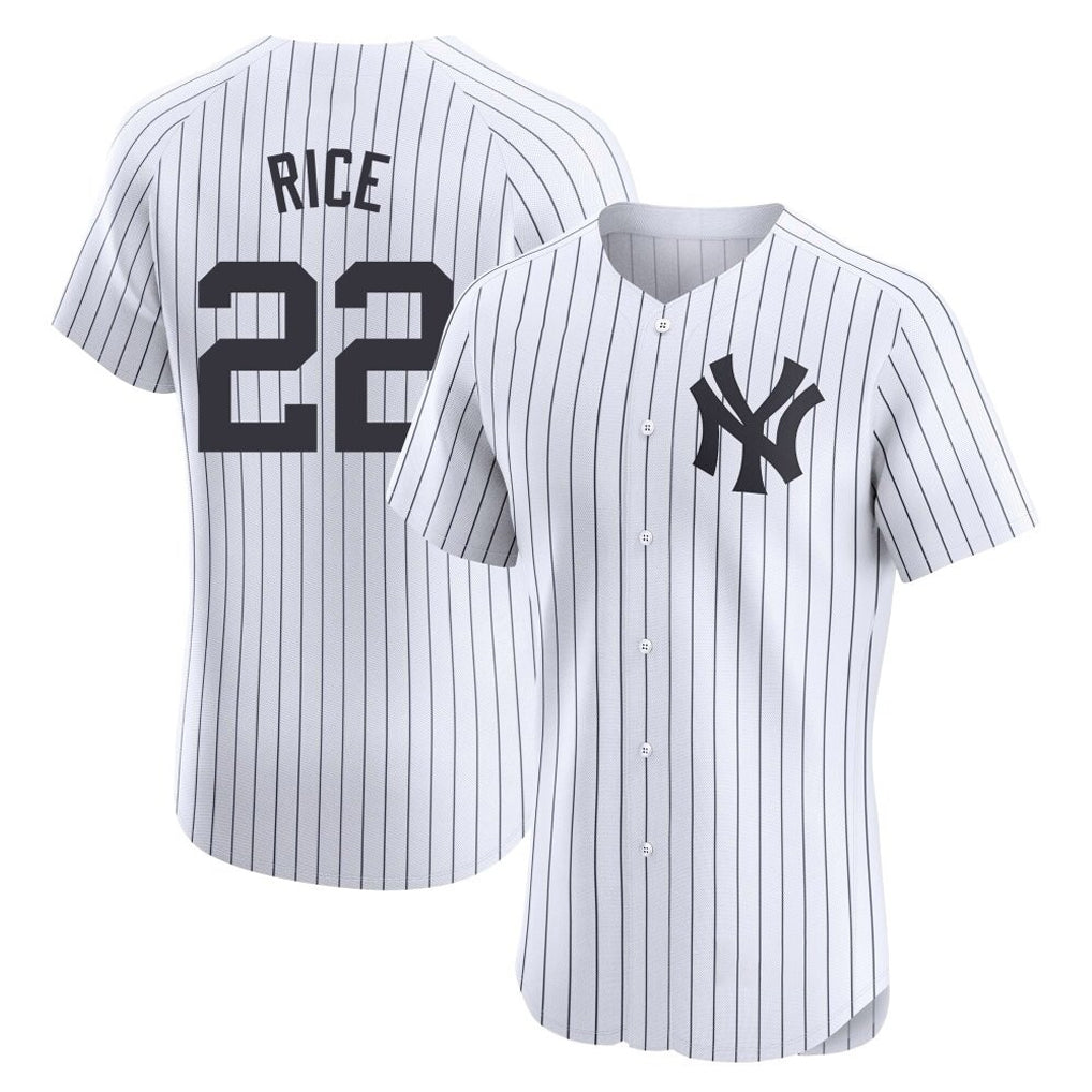 Cooneas NY.Yankees #22 Ben Rice Player White Limited Elite Home Stitched Jerseys