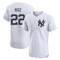 Cooneas NY.Yankees #22 Ben Rice Player White Limited Elite Home Stitched Jerseys