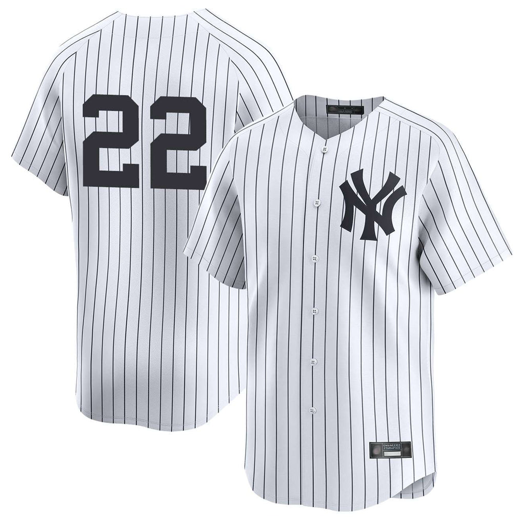 Cooneas NY.Yankees #22 Ben Rice Player White Limited Stitched Jerseys