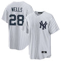 Cooneas NY.Yankees #28 Austin Wells Player White Game Home Stitched Jerseys