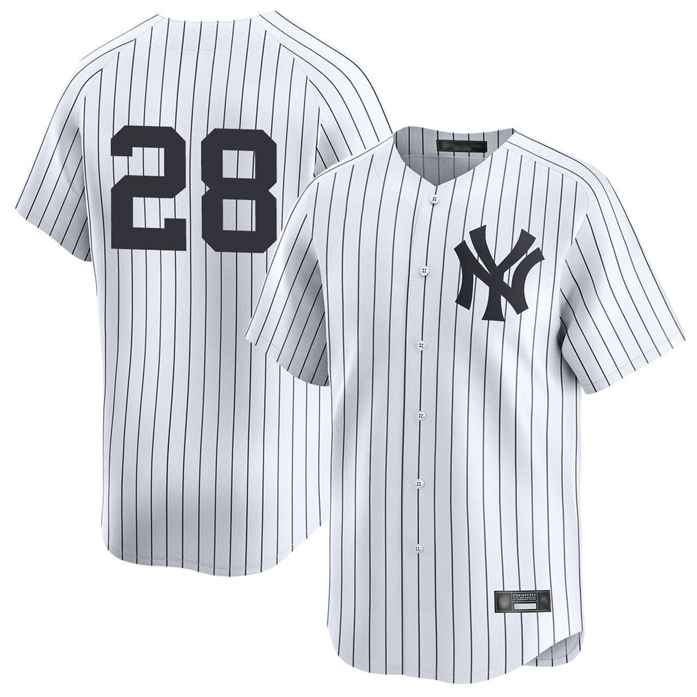 Cooneas NY.Yankees NY.Yankees #28 Austin Wells Player White Limited Stitched Jerseys