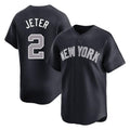 Cooneas NY.Yankees #2 Derek Jeter Player Navy Limited Game Stitched Jerseys