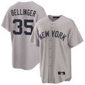 Cooneas NY.Yankees #35 Cody Bellinger Player Gray Game Home Stitched Jerseys