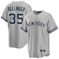 Cooneas NY.Yankees #35 Cody Bellinger Player Gray Road Game Stitched Jerseys