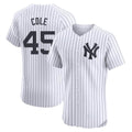 Cooneas NY.Yankees #45 Gerrit Cole Player White Limited Elite Home Stitched Jerseys