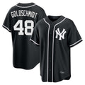 Cooneas NY.Yankees #48 Paul Goldschmidt Player Black Out Game Home Stitched Jerseys