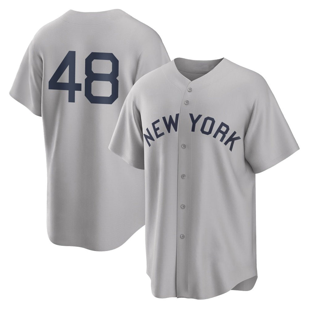 Cooneas NY.Yankees #48 Paul Goldschmidt Player Gray Field of Dreams Game Stitched Jerseys