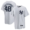 Cooneas NY.Yankees #48 Paul Goldschmidt Player White Game Home Stitched Jerseys