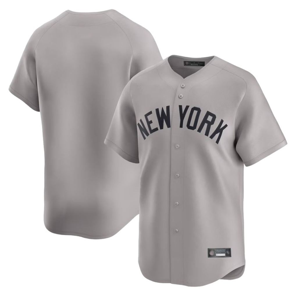 Cooneas NY.Yankees Blank Player Gray Limited Home Stitched Jerseys