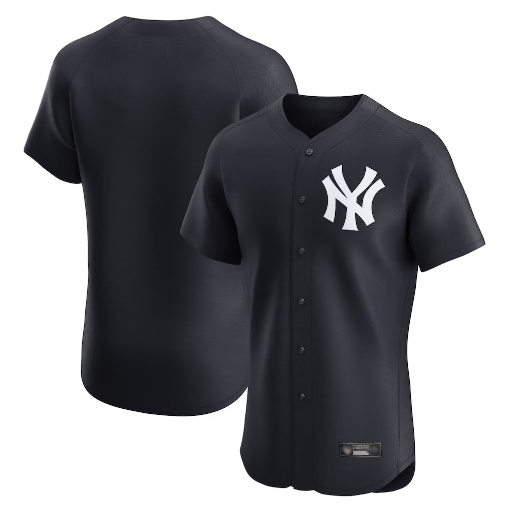 Cooneas NY.Yankees Blank Player Navy Limited Elite Home Stitched Jerseys